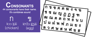 thai language consonants
